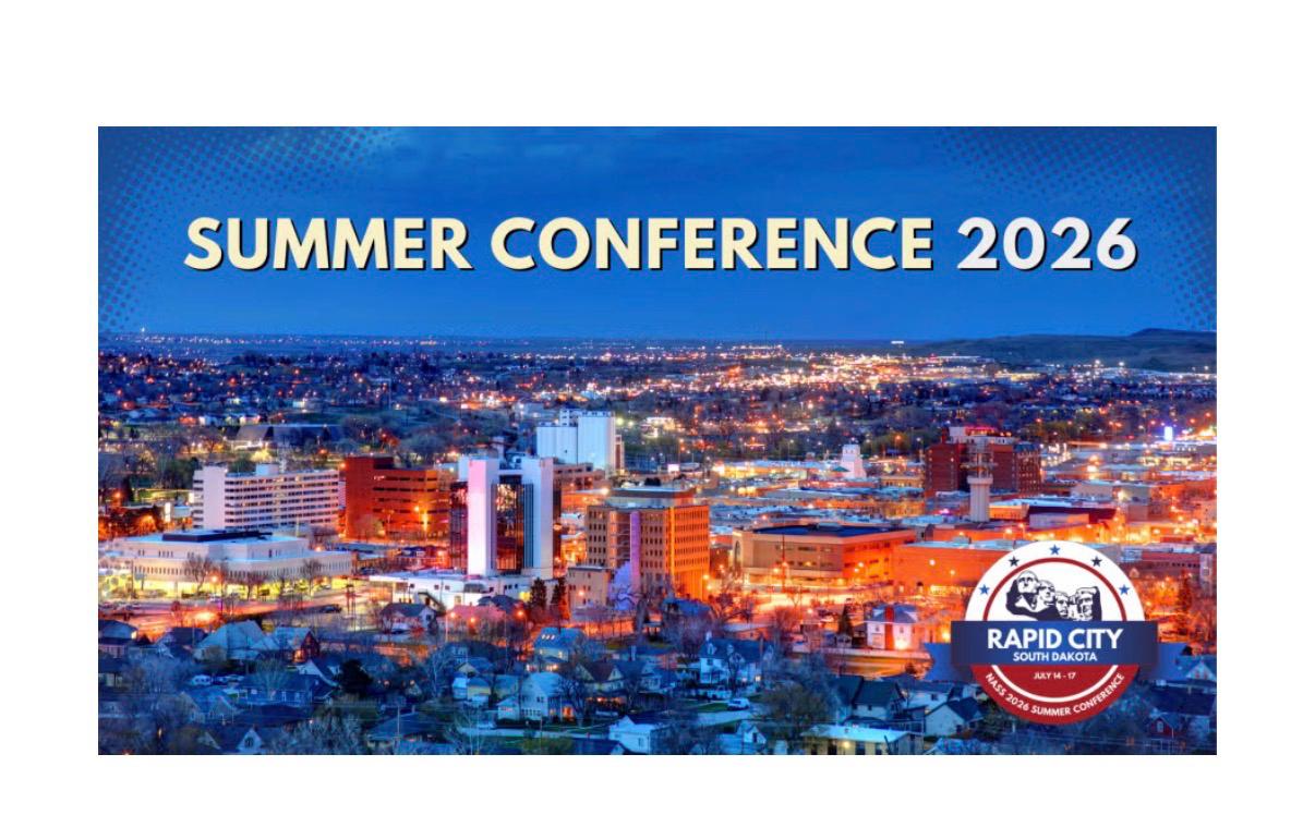 NASS 2026 Summer Conference — Rapid City, South Dakota, July 14–17